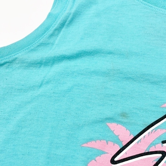 Disney Lilo & Stitch bright blue tank top - Picture 2 of 6